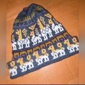 Alpaca wool hat